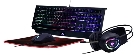 Gembird GMB Gaming Phantom - Pelinäppäimistö - Amerikkalainen englanti - Musta